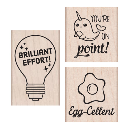 HERO ARTS Brillant Effort Wood Stamps Set SB234